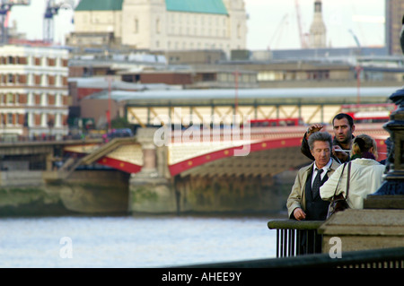 Legendären Hollywood-Schauspieler Dustin Hoffman einen Film 'letzte Chance Harvey"in London Stockfoto