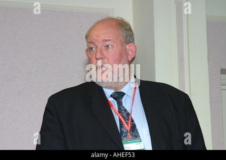 Charles Clarke Labour MP für Norwich Süd- und Bildung Arbeitskonferenz Bournemouth Okt 2003 Stockfoto