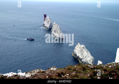 die Nadeln westlich der Isle Of Wight Großbritannien 2004 Stockfoto