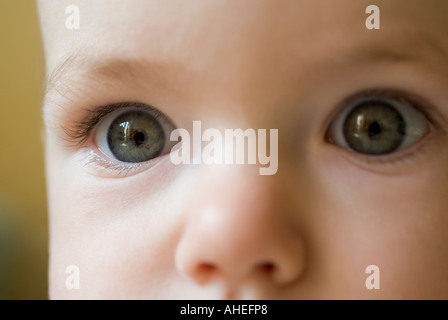 Kleine Kinder Gesicht Stockfoto