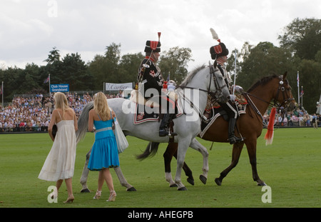 Polo Cartier International Polo auf die Wachen Club Smiths Rasen Windsor Great Park Egham Surrey England 2000 s 2006 Stockfoto