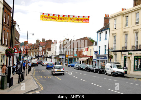 Dorking Stadt Surrey uk 2003 Stockfoto