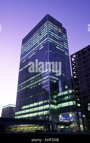 25 Bank Street, Canary Wharf Estate, London, Vereinigtes Königreich Stockfoto