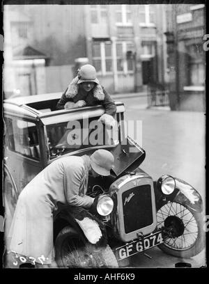 Motorschaden Stockfoto