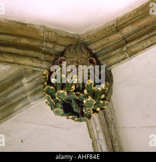 Dach-Chef Norwich Cathedral Stockfoto