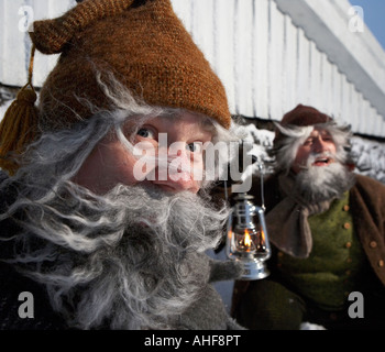 Yule Burschen Santa Claus, Island Stockfoto