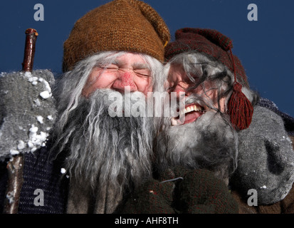 Yule Burschen Santa Claus, Island Stockfoto