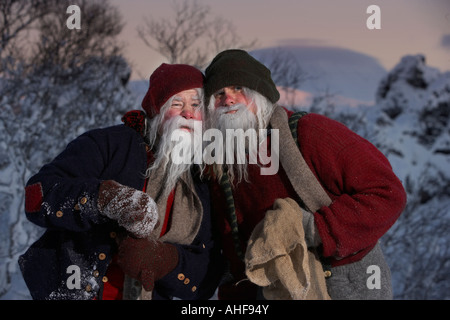 Yule Burschen Santa Claus, Island Stockfoto