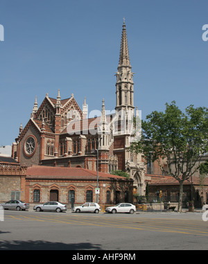 Der Kathedrale von Barcelona, obwohl weniger bekannt als die Sagrada Familia es beliebt bei den Bewohnern der katholischen Stadt ist Stockfoto