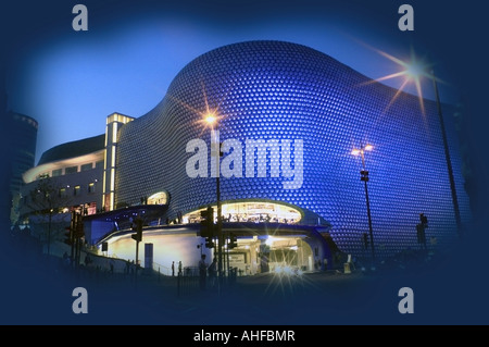 Am Abend Schuss von Selfridges Supermarkt in Digbeth, The Bull Ring Shopping Centre, Birmingham City Centre Stockfoto