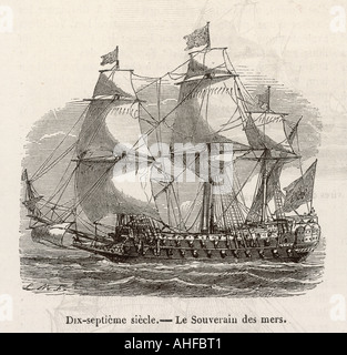 Schiff Souvenir Des Mers Stockfoto