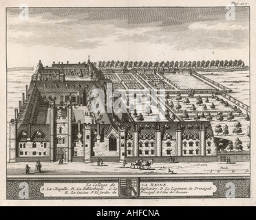 Queens College 1690 Stockfoto