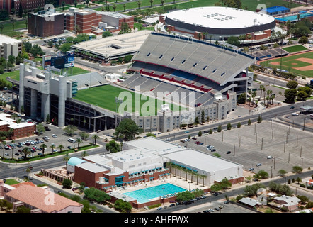 Luftaufnahme über Stadion University of Arizona, Tucson Stockfoto