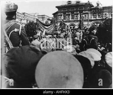 Lenin spricht 1919 Stockfoto