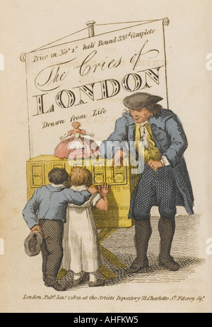 London-Schreie-Entertainer Stockfoto