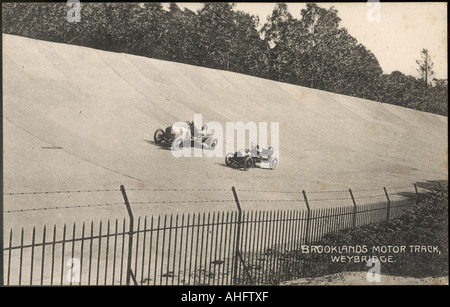 Rennen in Brooklands Stockfoto