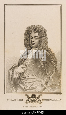 Charles Lord Cornwallis Stockfoto