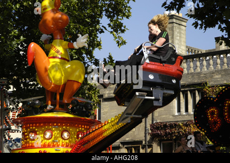 Fair Ground Fahrt auf einer Messe von Oxford street Stockfoto