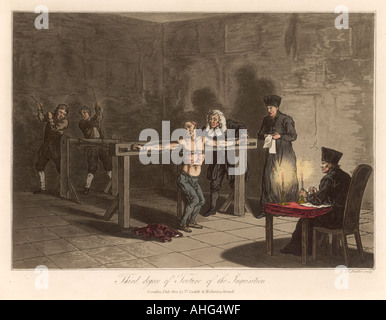 Inquisition Folter 3 Stockfoto