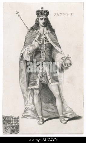 König James Ii. Stockfoto