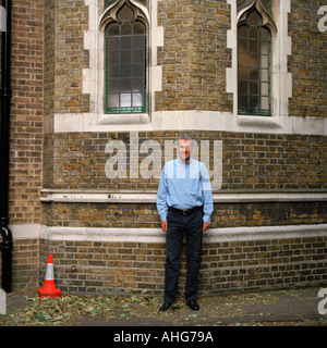 Nicky Gumbel von Holy Trinity Brompton Kirche London The Alpha Kurs Adresse Schlüsselfragen in Bezug auf den christlichen Glauben Stockfoto