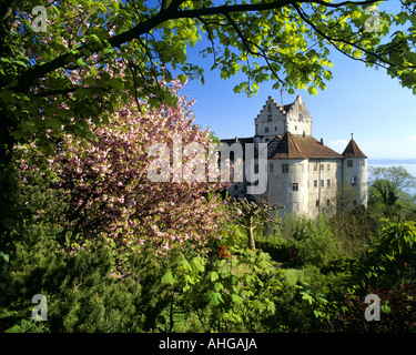 DE - BADEN-WÜRTTEMBERG: Meersburg Burg über dem Bodensee (Bodensee) Stockfoto