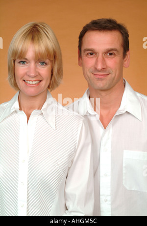 Porträt von Mann und Frau Stockfoto