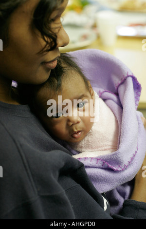 Aboriginal Familien bei La Perouse Sydney Australia Stockfoto