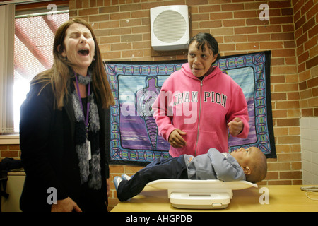 Aboriginal Familien bei La Perouse Sydney Australia Stockfoto