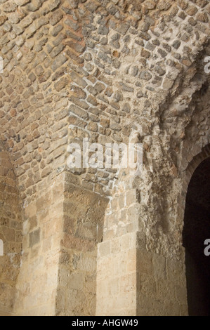 Israel-Acre der unterirdischen Kreuzritter Ritter Hallen in alten Akko Stockfoto