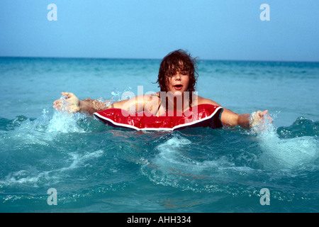 Abenteuer im Wasser Stockfoto
