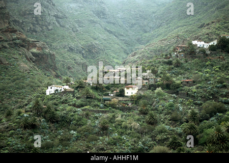 Dorf im Teno-Gebirge, Kanarischen, Teneriffa Masca Stockfoto