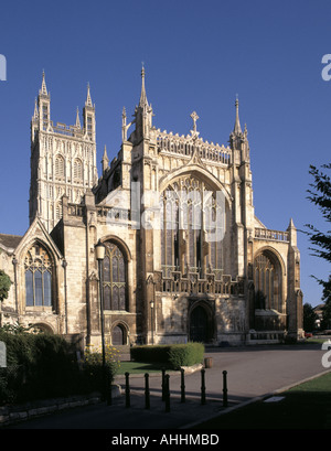 Gloucester Kathedrale West Höhe Stockfoto