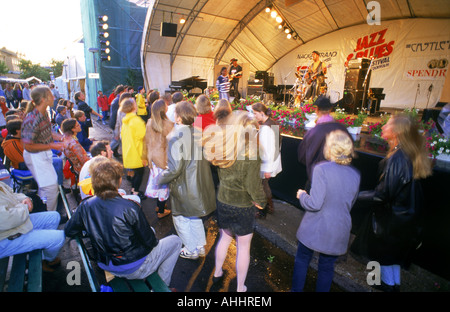 Stockholm Sommer Jazz Festival auf der Insel Skeppsholmen Stockfoto