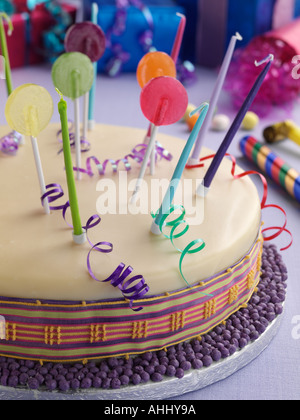 Weiße Schokoladen-Kuchen Stockfoto