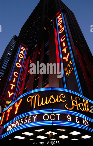 Radio City Music Hall, das Rockefeller Center, New York City, USA Stockfoto