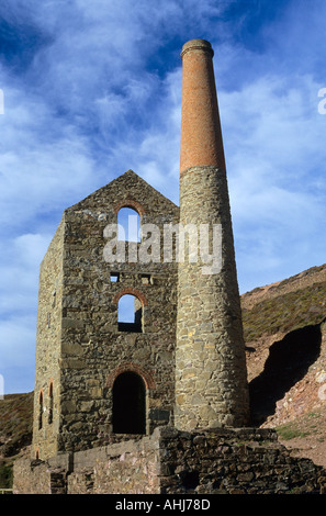 Kapelle Porth Zinnmine Cornwall England United Kingdom Stockfoto