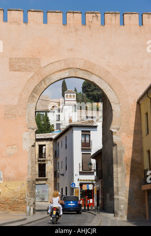 Granada Provinz Granada Spanien das elfte Jahrhundert Elvira Gate Stockfoto