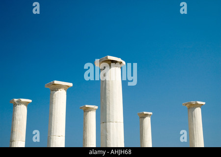 Das Haus des Dionysos auf dem Theater Viertel Delos der griechischen Kykladen Griechenland Mittelmeer Europa Stockfoto