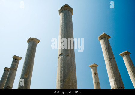 Das Haus des Dionysos auf dem Theater Viertel Delos der griechischen Kykladen Griechenland Mittelmeer Europa Stockfoto