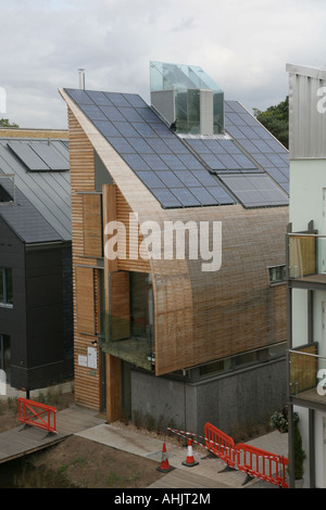 Kingspan-Öko-Haus, UK das erste Null Emission nach Hause, Offsite Ausstellung Watford, UK Stockfoto