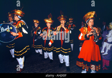 Wembley London Diwali Parade Band spielt Stockfoto