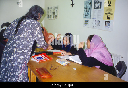 Tooting London Khalsa Zentrum Punjabi Klasse Stockfoto
