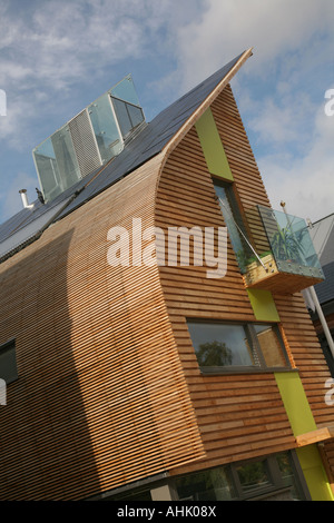 Kingspan-Öko-Haus, UK das erste Null Emission nach Hause, Offsite Ausstellung Watford, UK Stockfoto