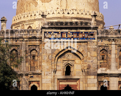 Bara Gumbad, "Große Kuppel" (1494), Lodi Gardens, Delhi, Indien Stockfoto