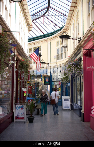 High Street Arcade Cardiff Wales UK Stockfoto