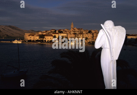 Fernsehreihe Mittelalterliches Korcula Dominikanerkloster Nonnen Andela Cuvara Kroatien mittelalterlichen Korcula aus dominikanischen Kloster Nonnen Stockfoto