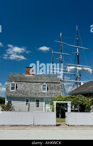 Mystic Seaport mystische Connecticut USA Stockfoto