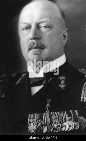 Hendrik, 19.4.1876 - 3.7.1934, Prinz der Niederlande 7.2.1901 - 3.7.1934, Porträt, ca. 1910, Stockfoto