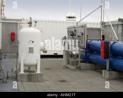 Wasserstoff-Tankstelle Reykjavik Island Stockfoto